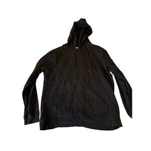 Jeff Athletics Black Hoodie – Size Large – Classic Pullover Sweatshirt